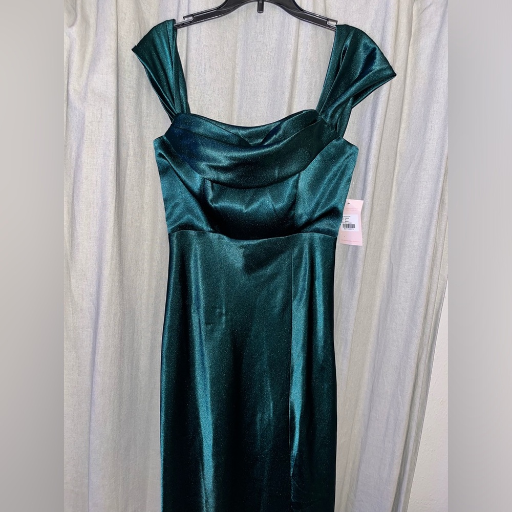Green Birdy Grey Dress